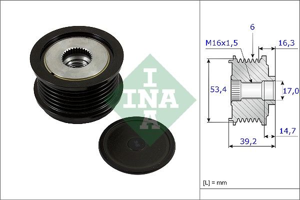 WILMINK GROUP Механизм свободного хода генератора WG1253805